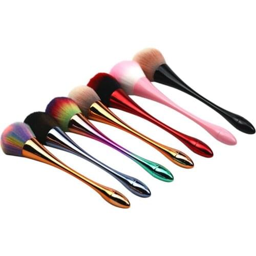 7 Styles Single Makeup Brush Water Drop Small Waist Design Goblet Makeup Brushes Portable Lightweight Blush Brush Makeup Tool
