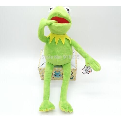 Anime Sesame Street The Frog 40CM For Kids Soft Best Gifts Plush Doll Stuffed Toys Retail