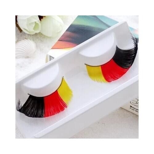 Free Shipping 2014 fashion 1pairs/box makeup soft long tableaux feather false Eyelash
