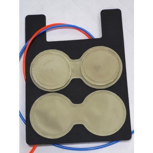 2 function in 1 car seat covers lumbar support with air pneumatic massage 4 airbag bladder comfort support seat cushion pillow