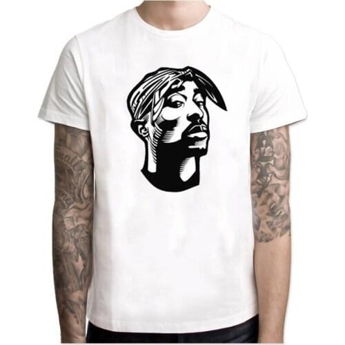Tupac 2pac Tupac Amaru Shakur Hip Hop Rapper Music T Shirt Homme Brand Clothing Rock Hip Hop Tee Casual Tops Men T Shirt