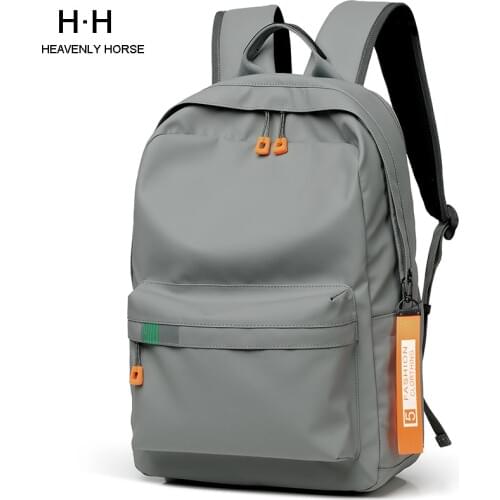 2020 New Arrival 14 15 16 inch Male Mochila for Men Fashion Trend School College Casual Bag Male Simple Travel Student Backpacks