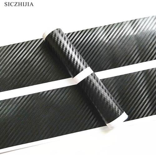 Car door carbon fiber sticker for Chevrolet Cruze TRAX Aveo Lova Sail EPICA Captiva Malibu Volt Camaro