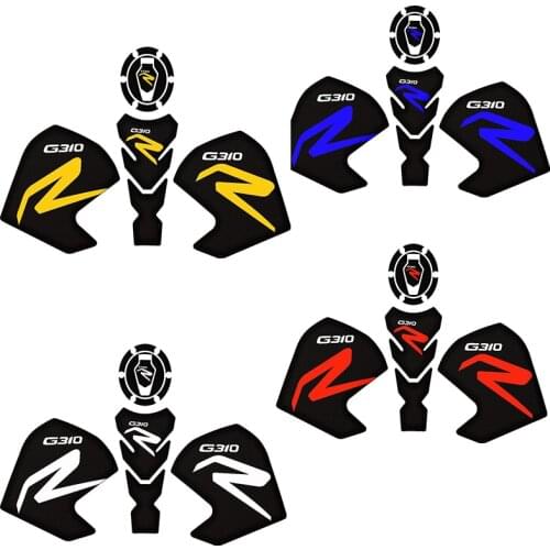New Motorcycle Accessories Real Tank Pad Gas Fuel Sticker Moto Decal Emblem Protector FOR BMW G 310R G310R
