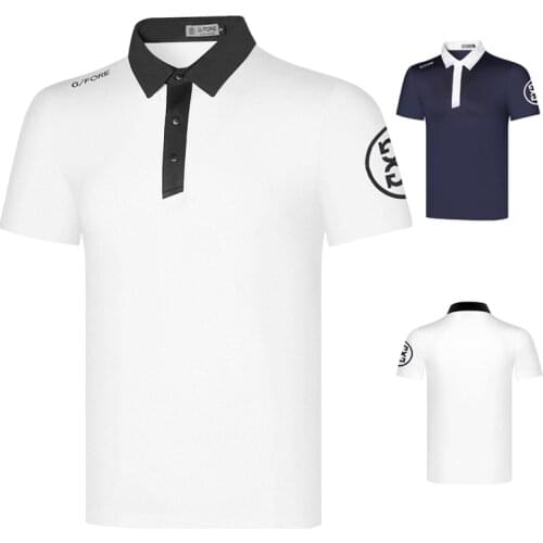 Golf Clothing Breathable And Quick-Drying Summer Mens Short-Sleeved Polo Shirt Casual Outdoor Sports Non-Iron T-Shirt 2021