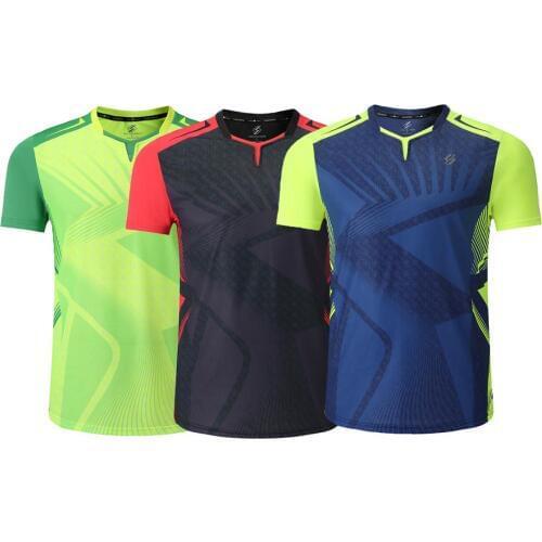 New Youth Badminton shirt Shorts, Men Women Tennis T shirt, sports Table tennis Jerseys, Qucik dry tennis Kits , Running T-shirt