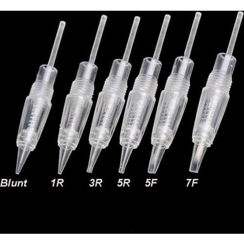 Disposable Screw Tattoo Needle Cartridge For Premium Charmant Tattoo Machine 1R 3R 5R 5F 7F For Permanent Makeup Eyebrow Lips