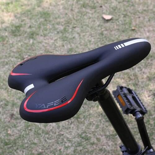 Outdoor Waterproof Bicycle Cushion Hollow Breathable Mountain Road Bike Saddle Soft Antiskid Shock Absorption Cycling Seat