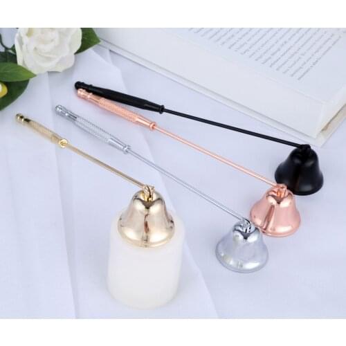 Bell Shaped Candle Snuffer Home Wedding Decor Stainless Steel Wick Trimmer Cutter Put Out Fire Hand Tool Candle Accessories