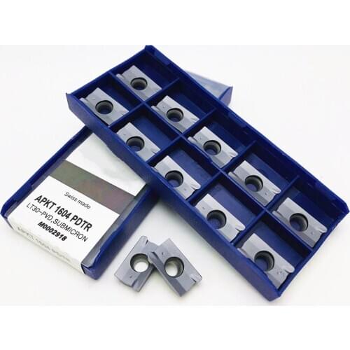 APKT1604 PDTR NN LT30 Carbide Inserts High Quality Milling Inserts CNC Lathe Parts Tools APMT1604 Turning Milling Inserts APKT