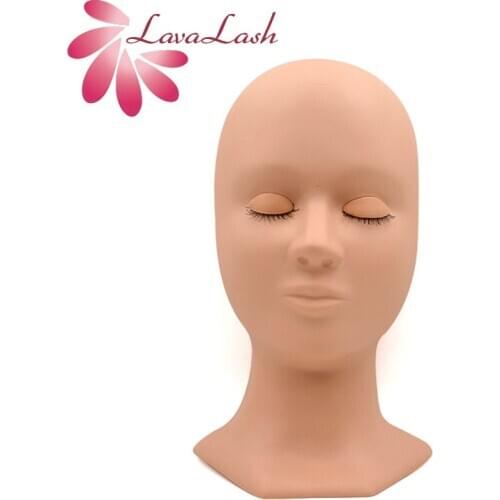 1 PC Professional Practice Training Model Head EyeLash Extensions Tools Removable Makeup Shop Fake Eyelashes Lash Wholesale