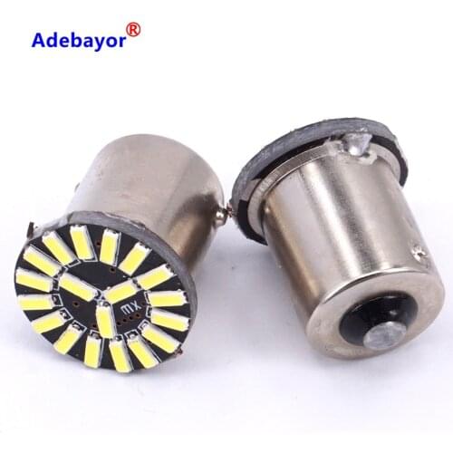 10pcs 1156 BA15S error free P21w 19 smd car styling 4014 SMD Car led Rogue lamp canbus turn signal reverse back tail light