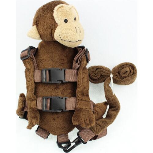 30 styles Cute Baby Harness Buddy 2 in 1 Backpack Harness Kid Keeper Infant Carrier Plush Toy Bag Animal Fun Pack
