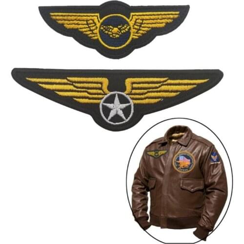 3D Embroidery Patch Flight Badge Denim Jacket Clothes Backpack Hat DIY Personality Decoration High-End Accessories Accessories