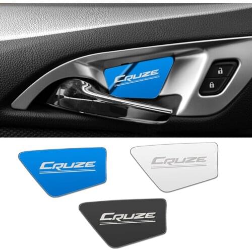 4pcs car interior door handle ornament case for Chevrolet Cruze 2009-2014 2015-2019 Accessories Car Styling