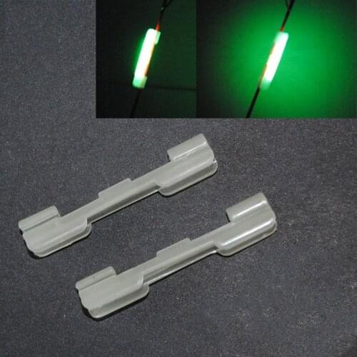 4packs/lot Luminous Lightstick Holder Night Fishing Tackle Accessory Clip On Spinning Telescopic Rod Tip light holder B389