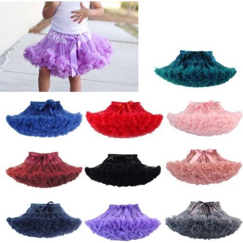 Free Shipping Baby Girls Tutu Skirt Fluffy Children Ballet Kids Pettiskirt Baby Girl Skirts Princess Tulle Party Dance Skirts