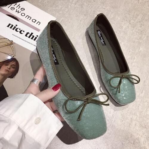 Shoes Womens Sandals Shoe Woman Lazy Leather Flat Shoes Leather Loafers Female Single Shoes Women Flats Tenis Feminino W33-51