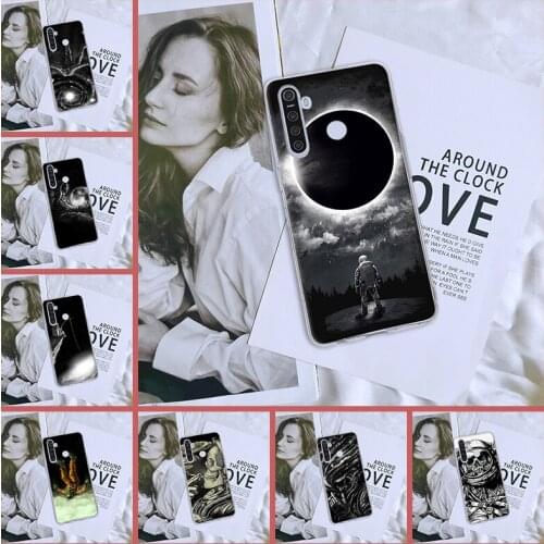 Phone Case For Realme C3 X3 Xt C11 6i X Space Skull Cool Silicone Transparent Soft For Oppo Realme 5 6 X50 X2 Pro Back Cover