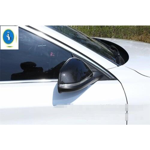 Door Side Wing Rearview Mirror Case Cover Trim 2 Piece For BMW 2 Series Gran Active Tourer F45 F46 2015 - 2018 ABS Accessories