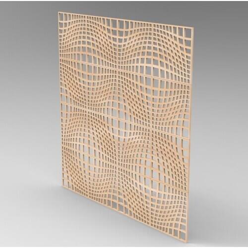 Decor partition 3D model for cnc 3D carved figure sculpture machine in STL file home decoration Decor