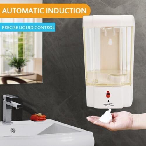 900ml Smart No Touch Wall-mount Foam Liquid USB Powered Soap Dispenser Container Soap meter bathroom banheiro dispensadordejabon