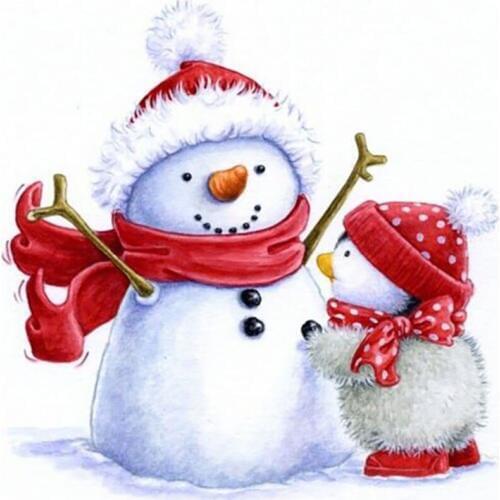 Diy 5d Diamond Painting "Christmas snowman" Cross Stitch Square pebble Round Diamond Embroidery Handwork