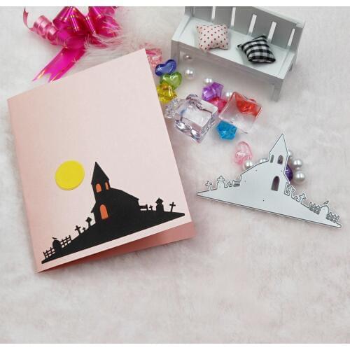 Halloween church metal cutting mold scrapbook 2019 new DIY scrapbook album greeting card decoration embossed DIY paper card