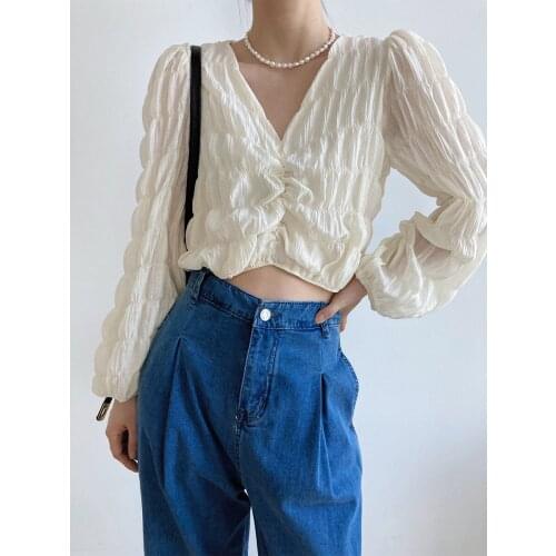 JINGZHI Summer Blouses