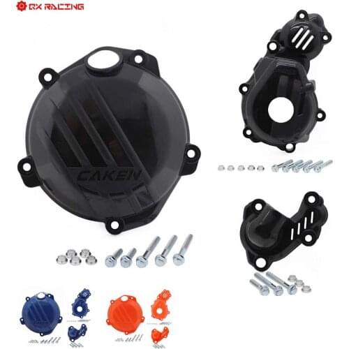 Motorcycle Clutch Cover Magneto Ignition Engine Water Pump Guard Set For KTM SXF XCF EXC For Husqvarna FC FX 2016-2018 2019 2020