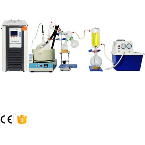 Lab Equipment 5L Short Path Distillation Complete Turnkey Package Vacuum Pump & Chiller Kits