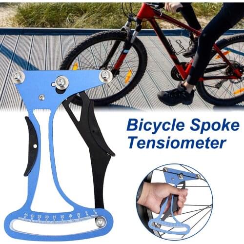 Bicycle Spoke Tensiometer Wire Tension Deckas-Attrezi Multi-Function Bike Indicator, Wheel Sphygmomanometer, Spoke Repair Tool