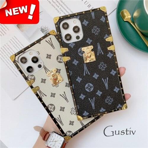 Fashion Vintage Lattice Leather Back Cover For Huawei P40 Case P20 P30 Lite Pro Nova 4e 3i 4 5 6 Luxury Square PU Leather Case