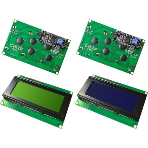 Blue Green LCD 2004 With IIC 20x4 Character LCD Display Module HD44780 Controller blue screen backlight for arduino