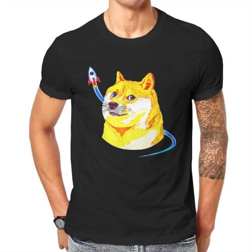 Men Dogecoin To The Moon (6) Anime Hodl Dogecoin Buy Dogecoin Funny Classic Hot Sale Tshirt