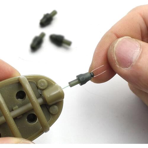 10pcs Fishing Beads Feeder Fishing Hook Components Carp Bait Cage Stoppers Carp Beads Fishing Tackles