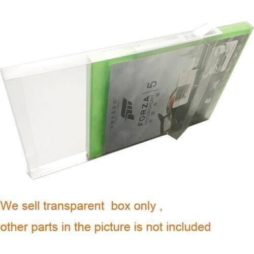 Transparent game storage box collection display case for Xbox one protection box