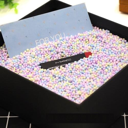 Colorful Foam Ball Gift Box Decoration Filling DIY Handmade Raw Materials Cosmetic Box Filler Macaron Ball