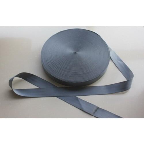 30 meters Roll Seat Belt Webbing Safety Strapgrey Color 4.8cm Wide 5 Bars