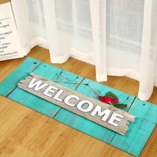 Nordic Entrance Doormat Kitchen Floor Mat Home Hallway Bathroom Anti-Slip Rug Living Room Bedroom Bedside Decoration Long Carpet
