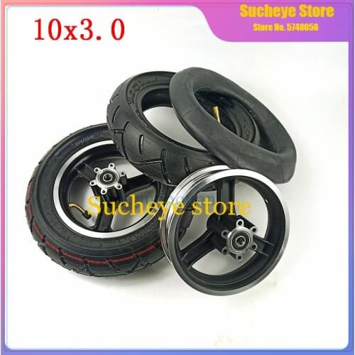 10x3.0 tire inner tube&alloy Disc brake rims for Electric Scooter Balancing Hoverboard 10*3.0 tyres 10 inch pneumatic wheels