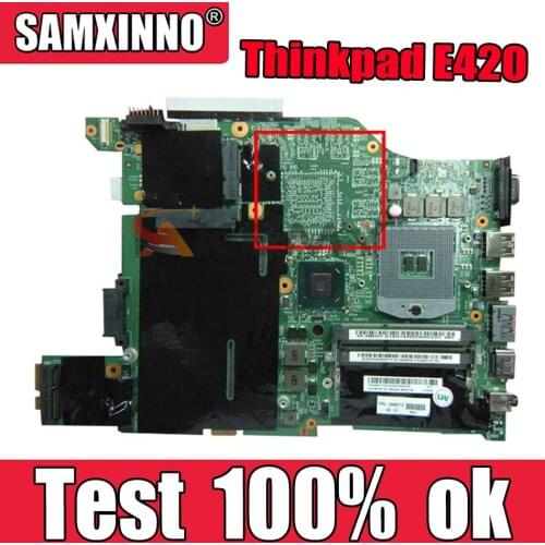 04W0712 For Lenovo Thinkpad E420 Laptop motherboard 12204-1 HM65 PGA 988B DDR3 Mainboard