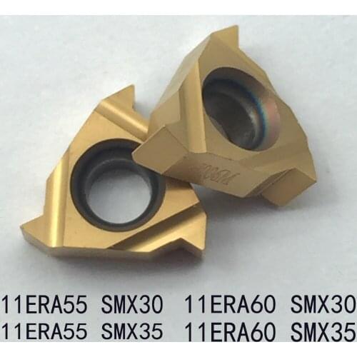 10pcs 11ER A55/A60 SMX30/SMX35 Carbide Insert For Threading Turning Tool Boring BAR blade High cost performance