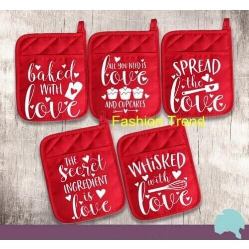 10pcs/lot Top Selling Pot Holder Multi Colors Heat Resistant Microwave Oven Glove Popular BBQ Pot Holders