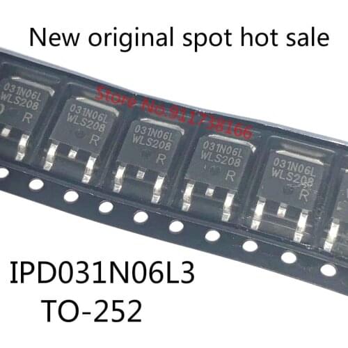 10PCS/LOT New original IPD031N06L3 G N - CH 60 v 100 a DPAK MOSFET TO - 252