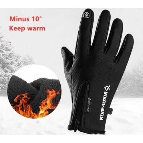 100% Winter Waterproof Riding Gloves Touch Screen Ski Gloves Bicycle Scooters Motorcycle Windproof Outdoor Sports Warm Gloves