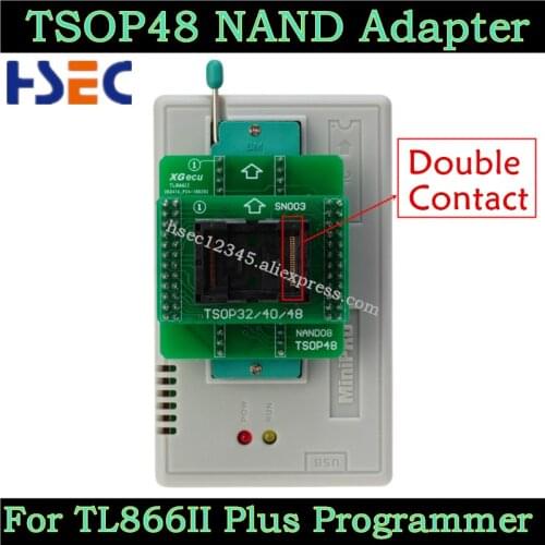 NAND TSOP48 Adapter for xgecu minipro TL866II plus programmer tsop48 tl866 nand flash chips TSOP48 adapter socket reader