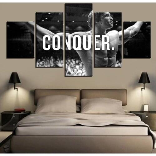 Arte de la pared lienzo HD impresiones marco Modular cartel 5 piezas conquain Pictures cuadro de la casa/decoración de la sala d