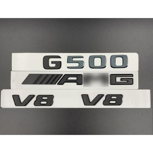 Car Letters Badge Rear Sticker Emblem Styling For W463 G Class G43 G55 G63 G65 G230 G300 G350 G550 G500