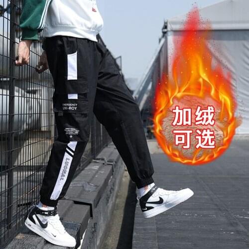 Harajuku Mens Printed Jogger Pant Hip Hop Cargo Pants Male Fashion Printed Harem Joggers Trousers Streetwear
